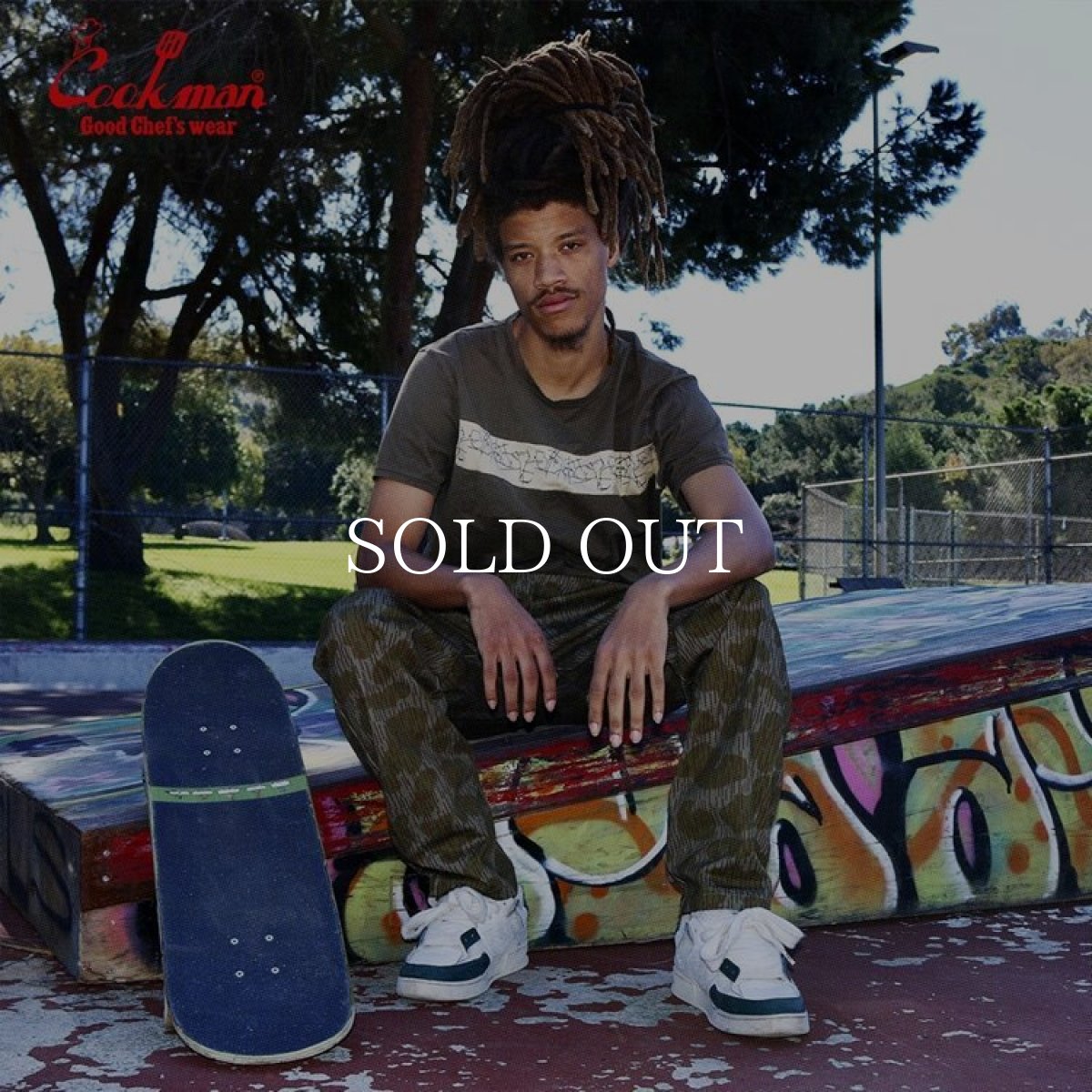 画像21: COOKMAN  Chef Pants Raindrop Camo Green (21)