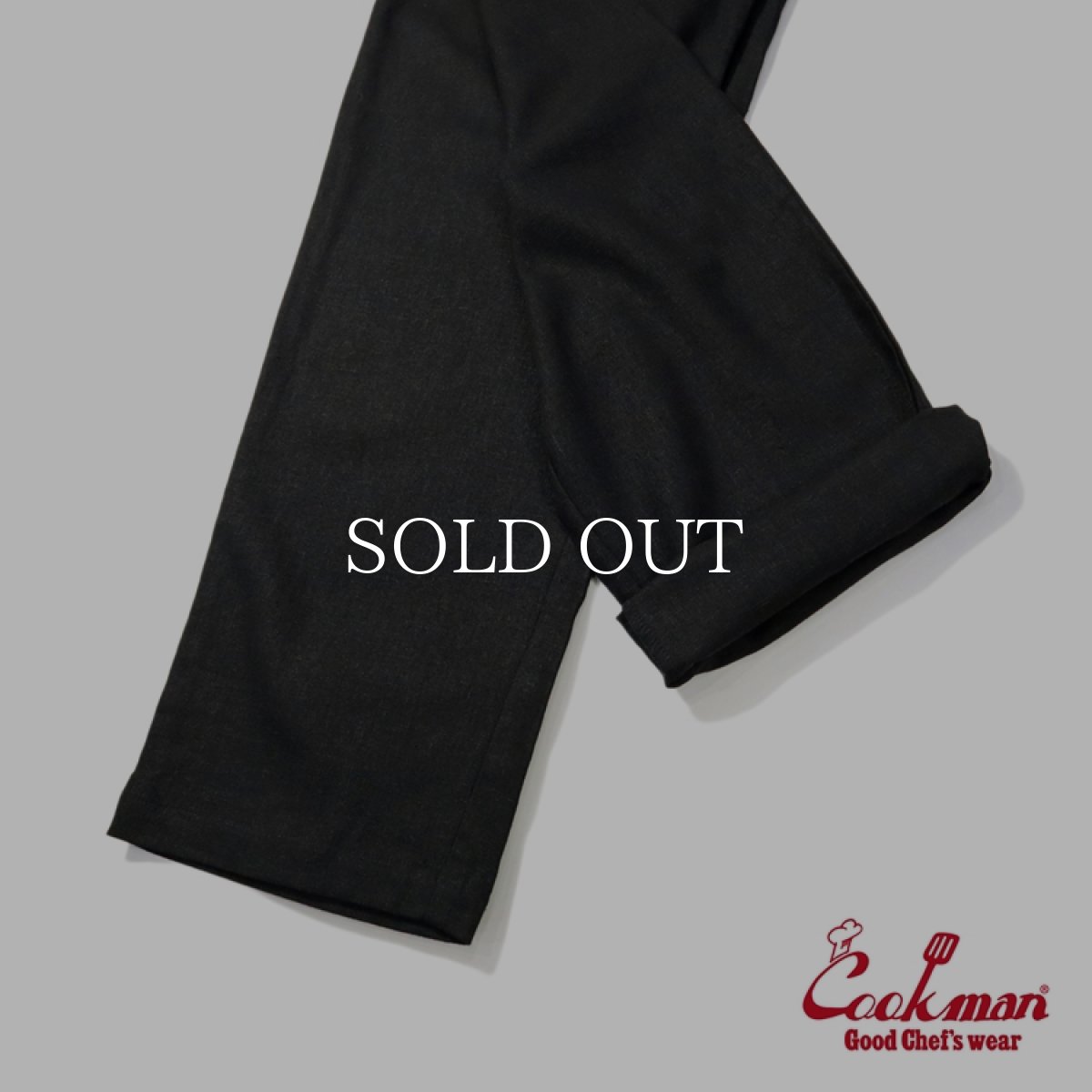 画像8: COOKMAN  Chef Pants Linen Black (8)