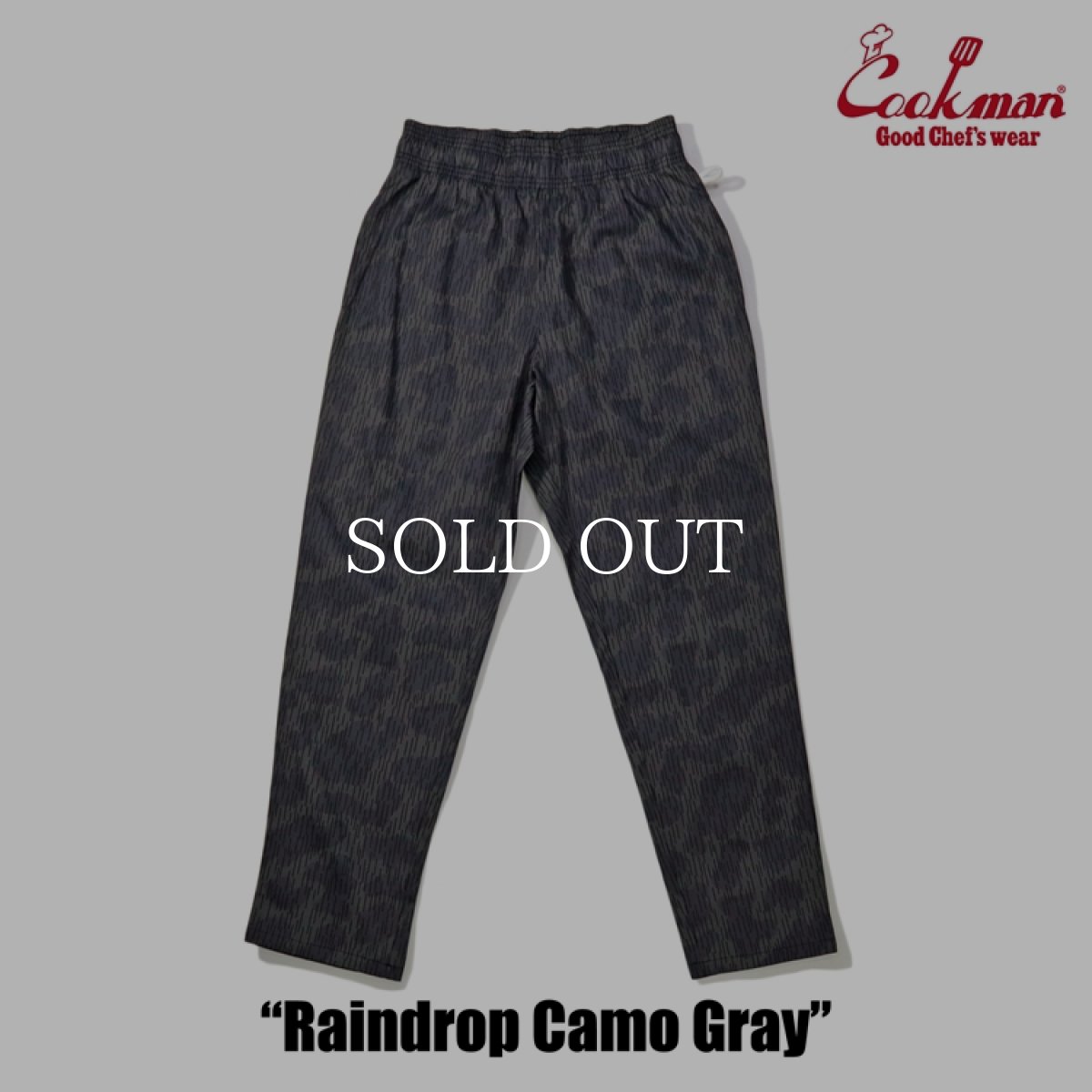 画像3: COOKMAN  Chef Pants Raindrop Camo Gray (3)