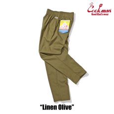 画像11: COOKMAN  Chef Pants Linen Olive (11)