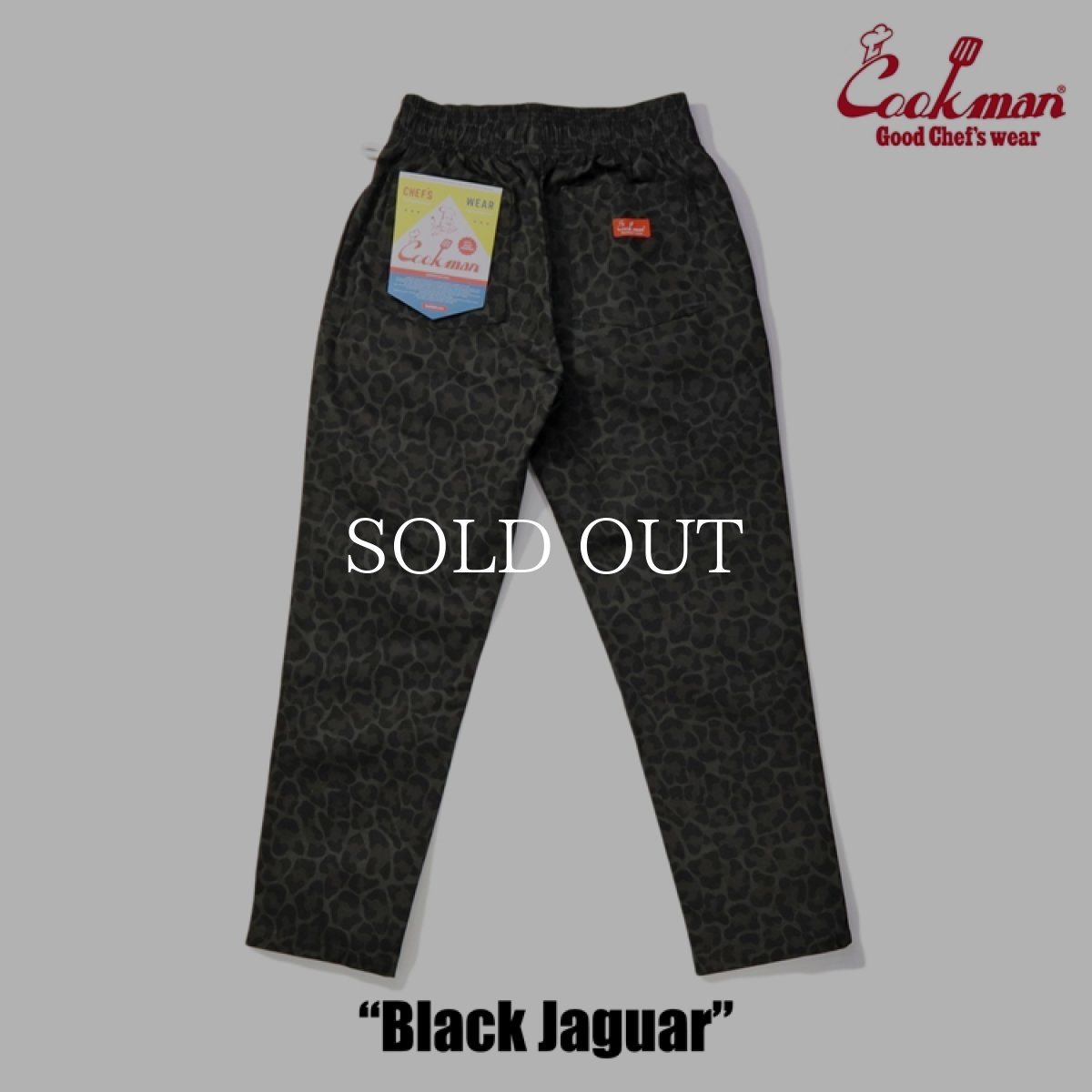 画像4: COOKMAN  Chef Pants Black Jaguar (4)