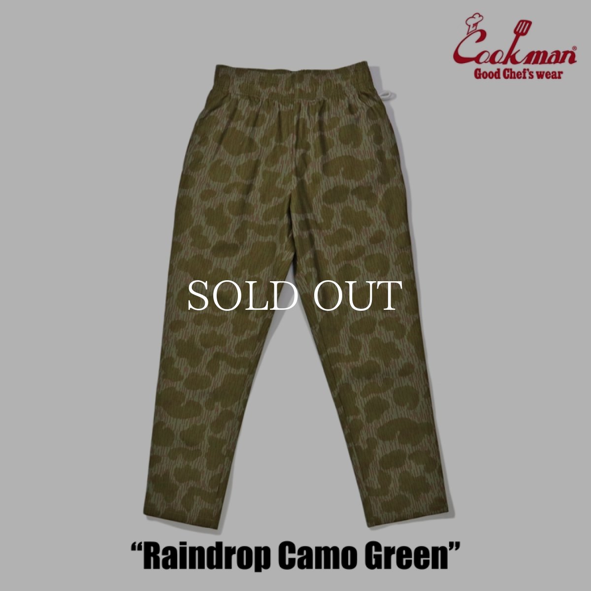 画像3: COOKMAN  Chef Pants Raindrop Camo Green (3)