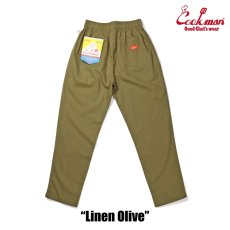 画像4: COOKMAN  Chef Pants Linen Olive (4)