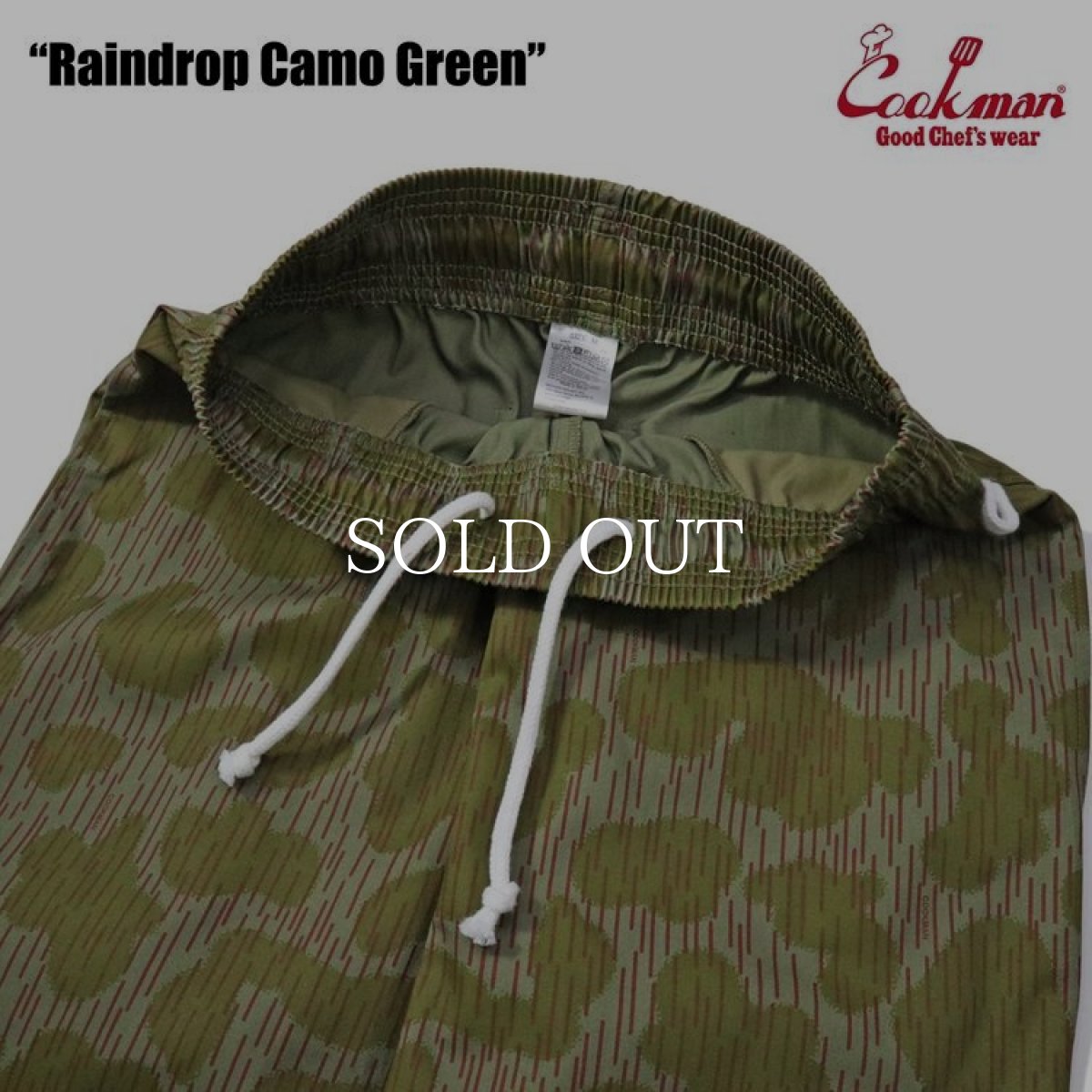 画像5: COOKMAN  Chef Pants Raindrop Camo Green (5)