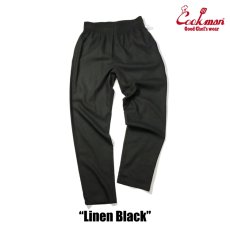 画像10: COOKMAN  Chef Pants Linen Black (10)