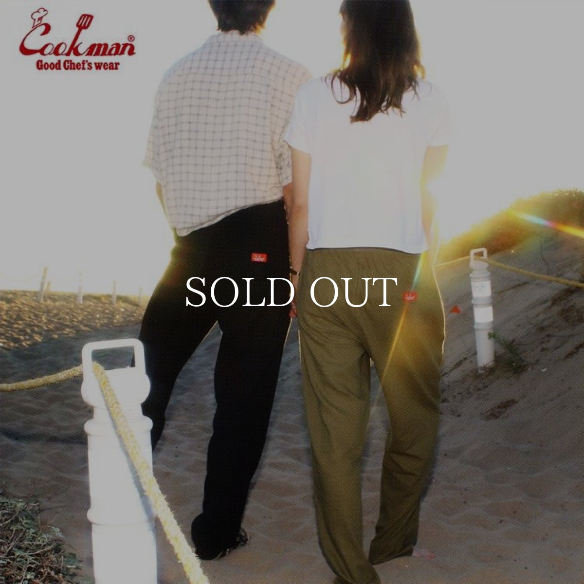 画像20: COOKMAN  Chef Pants Linen Black (20)