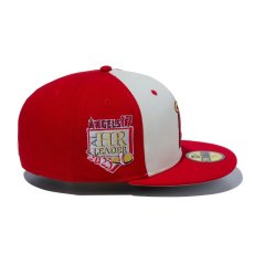 画像4: NEW ERA  59FIFTY Shohei Ohtani American League MVP & Home Runs Leaders ロサンゼルス・エンゼルス HRパッチ スカーレット / クロームホワイト (4)