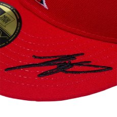 画像9: NEW ERA  59FIFTY Shohei Ohtani American League MVP & Home Runs Leaders ロサンゼルス・エンゼルス スカーレット × ホワイト (9)