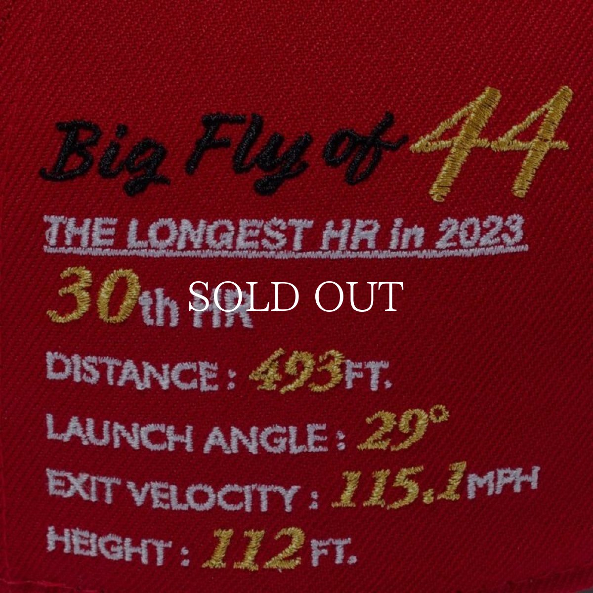 画像8: NEW ERA  59FIFTY Shohei Ohtani American League MVP & Home Runs Leaders ロサンゼルス・エンゼルス HRパッチ スカーレット (8)