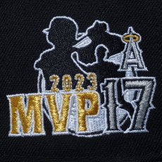 画像12: NEW ERA  59FIFTY Shohei Ohtani American League MVP & Home Runs Leaders ロサンゼルス・エンゼルス ブラック × ゴールド (12)