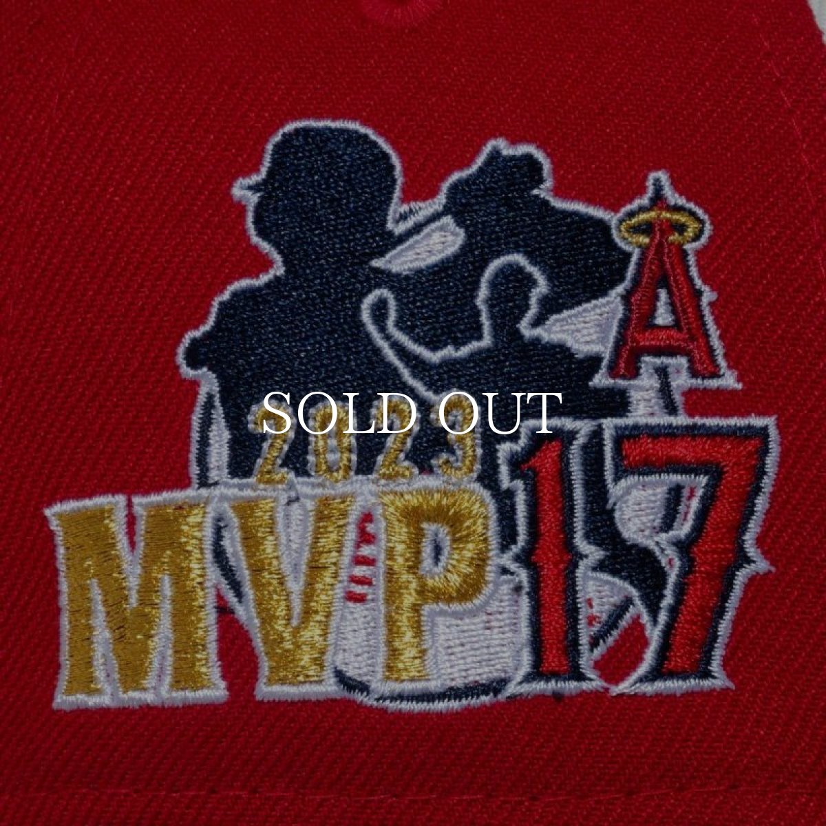 画像6: NEW ERA  9FORTY Shohei Ohtani American League MVP & Home Runs Leaders ロサンゼルス・エンゼルス スカーレット / クロームホワイト (6)