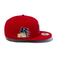 画像3: NEW ERA  59FIFTY Shohei Ohtani American League MVP & Home Runs Leaders ロサンゼルス・エンゼルス スカーレット × ホワイト (3)