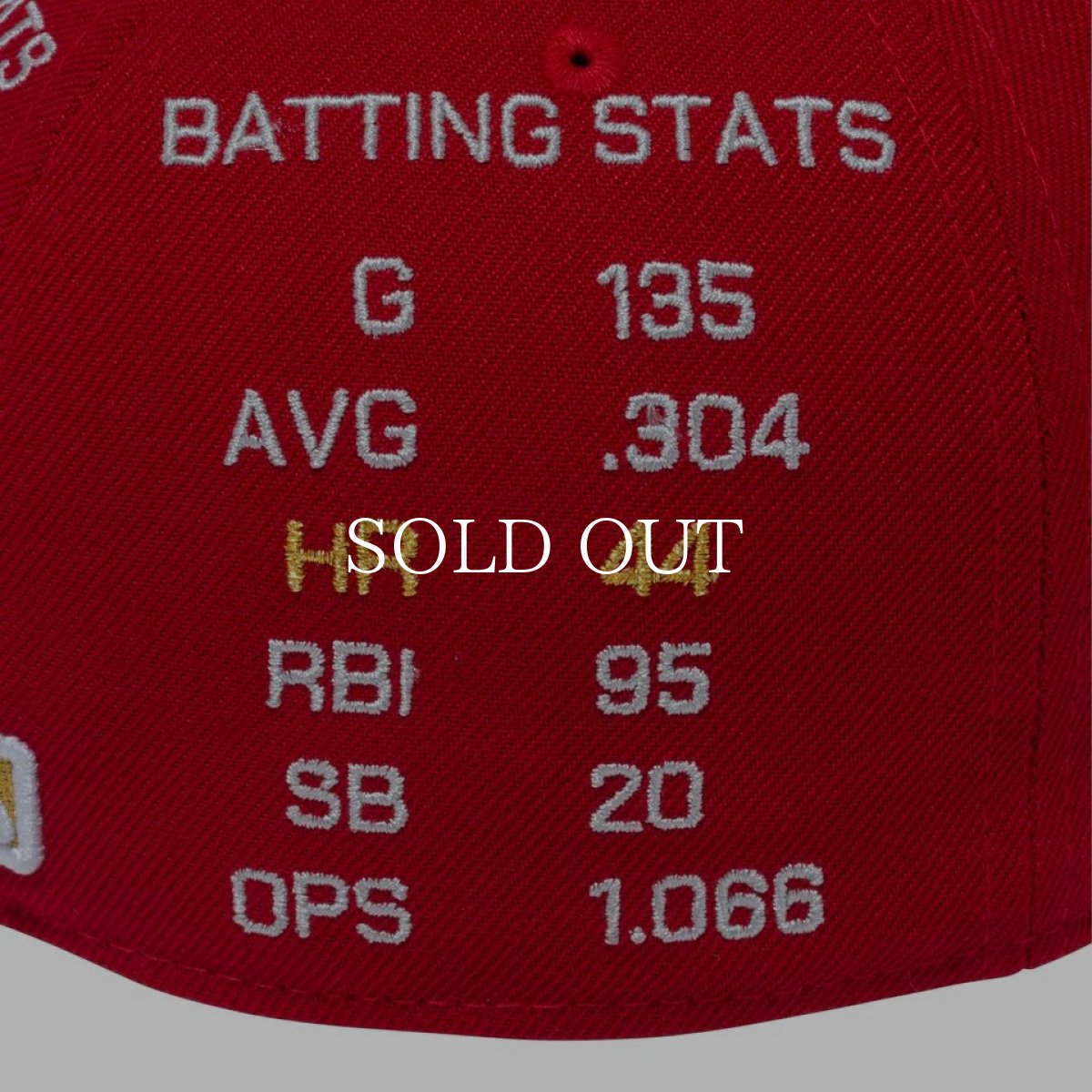 画像9: NEW ERA  59FIFTY Shohei Ohtani American League MVP & Home Runs Leaders ロサンゼルス・エンゼルス スカーレット × ゴールド (9)