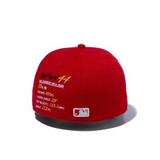 画像3: NEW ERA  59FIFTY Shohei Ohtani American League MVP & Home Runs Leaders ロサンゼルス・エンゼルス HRパッチ スカーレット / クロームホワイト (3)