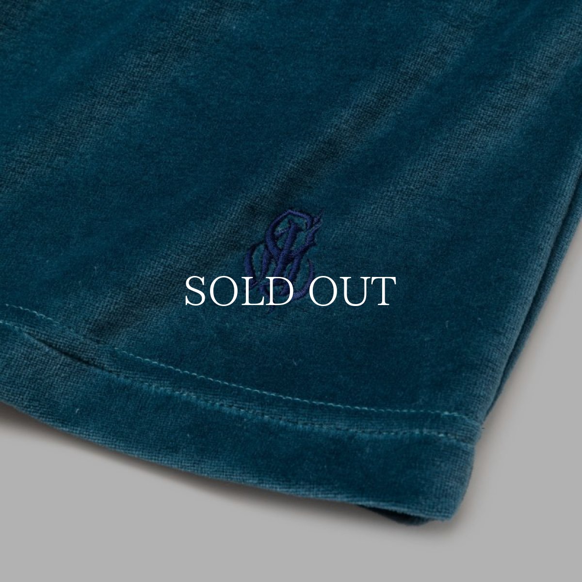 画像6: CALEE  BICOLOR VELOUR DROP SHOULDER CS (6)