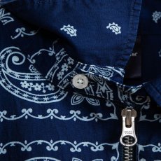 画像5: APPLEBUM  Indigo Paisley Zip Up Shirt Jacket (5)