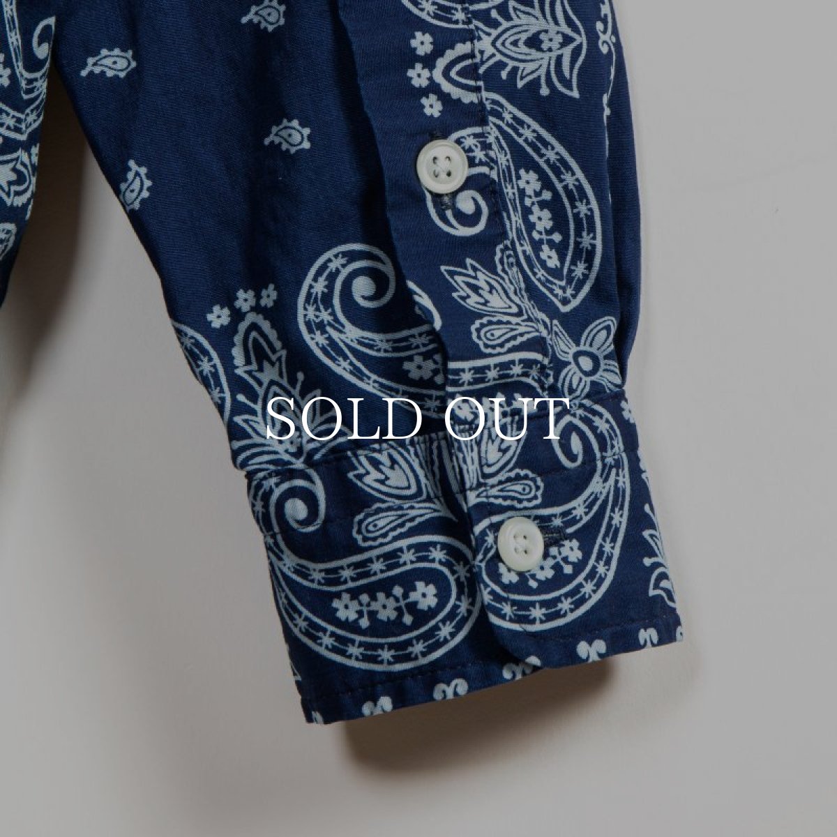 画像6: APPLEBUM  Indigo Paisley Zip Up Shirt Jacket (6)