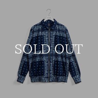 APPLEBUM Indigo Paisley Zip Up Shirt Jacket 2410606 公式通販