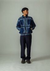 画像10: APPLEBUM  Indigo Paisley Zip Up Shirt Jacket (10)