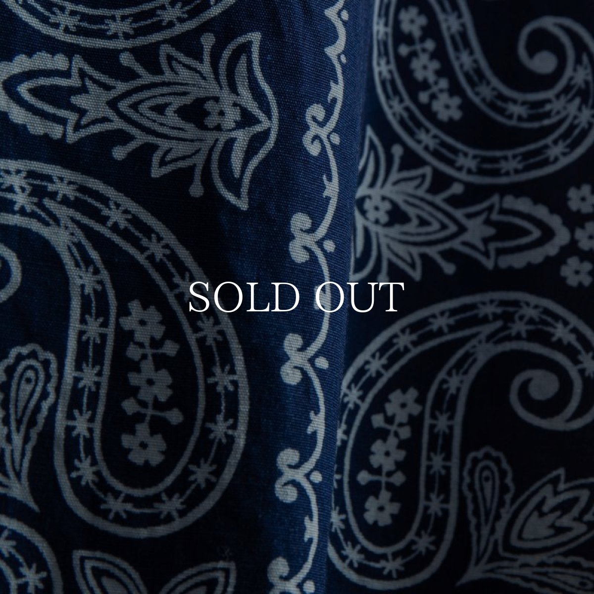 画像9: APPLEBUM  Indigo Paisley Zip Up Shirt Jacket (9)