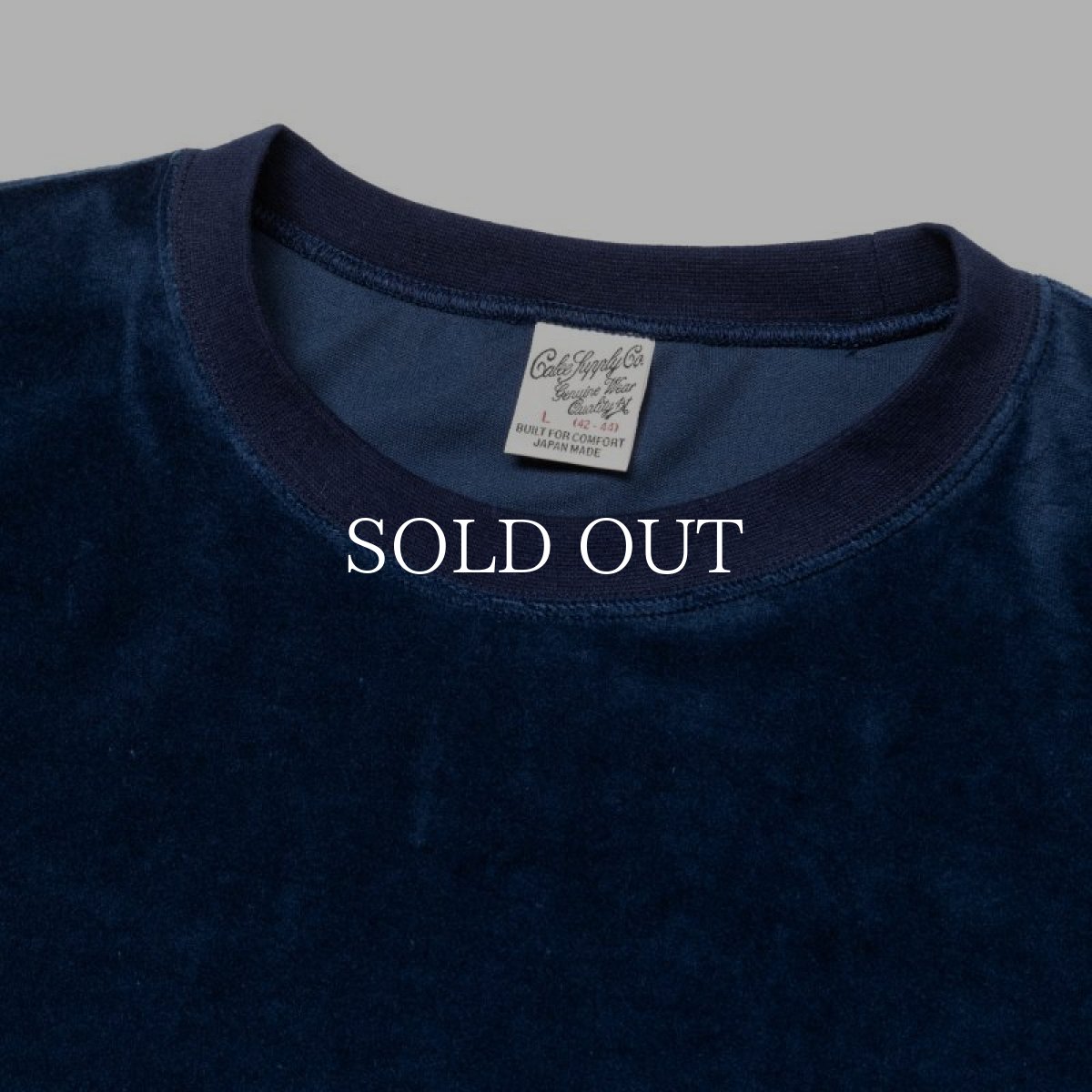 画像4: CALEE  BICOLOR VELOUR DROP SHOULDER CS (4)