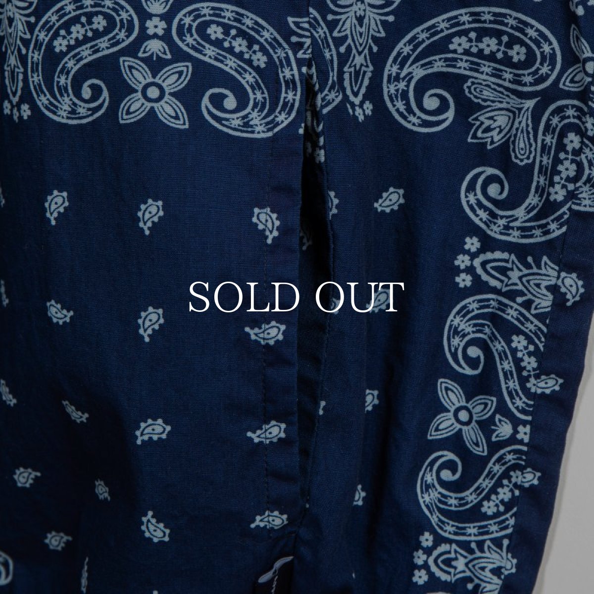 画像7: APPLEBUM  Indigo Paisley Zip Up Shirt Jacket (7)