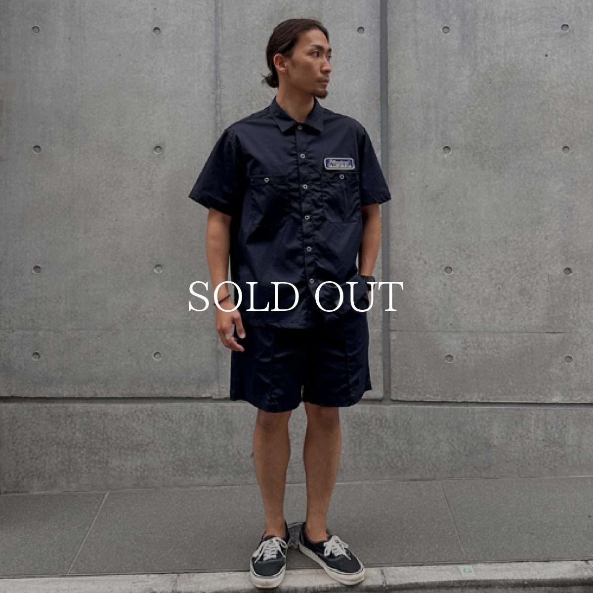 画像8: STANDARD CALIFORNIA  SD Logo Patch Easy Work Shirt Short Sleeve (8)