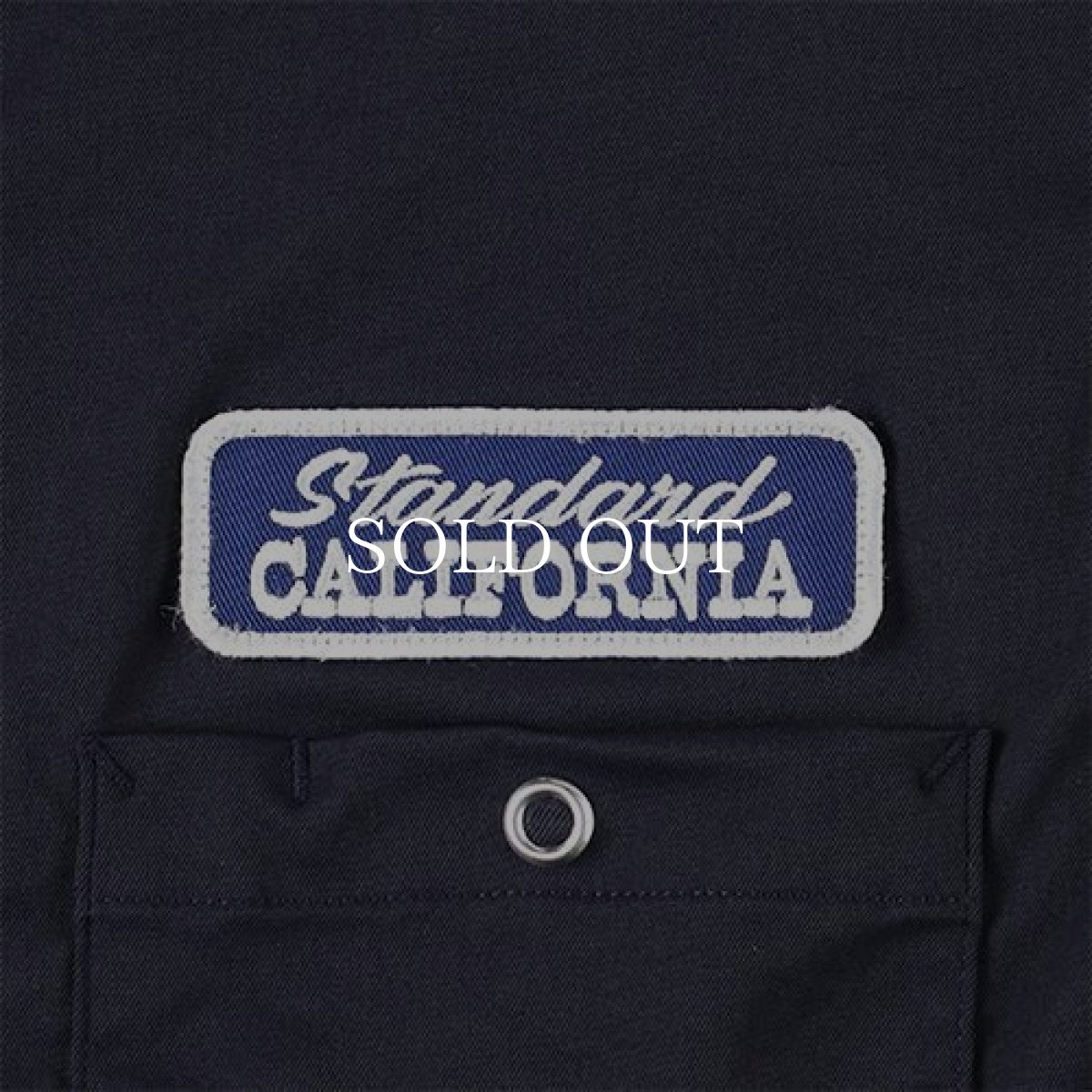 画像4: STANDARD CALIFORNIA  SD Logo Patch Easy Work Shirt Short Sleeve (4)