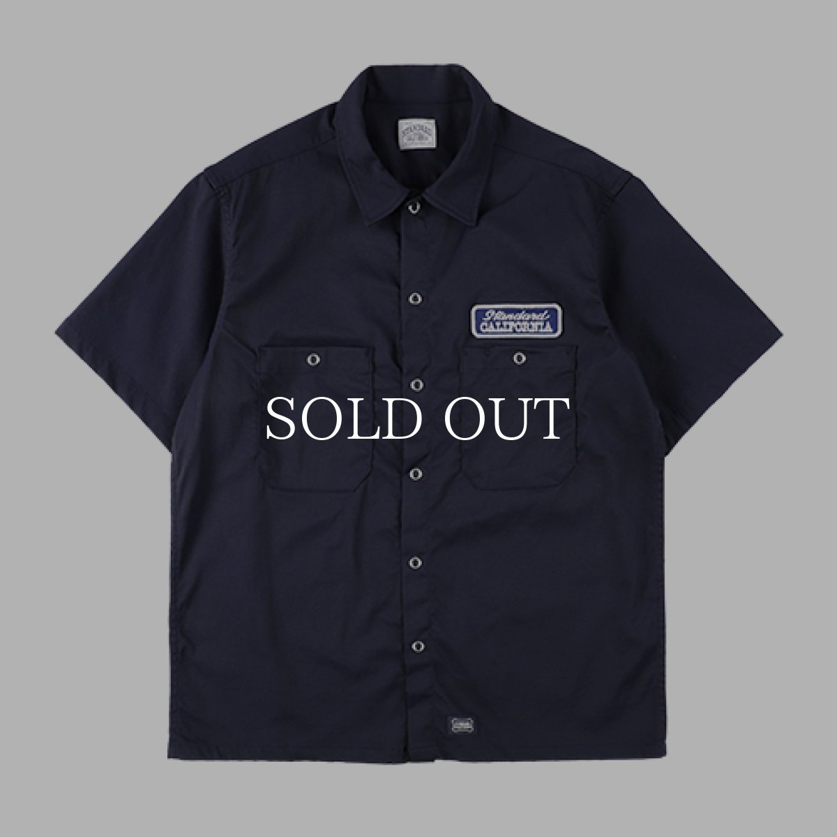 画像2: STANDARD CALIFORNIA  SD Logo Patch Easy Work Shirt Short Sleeve (2)