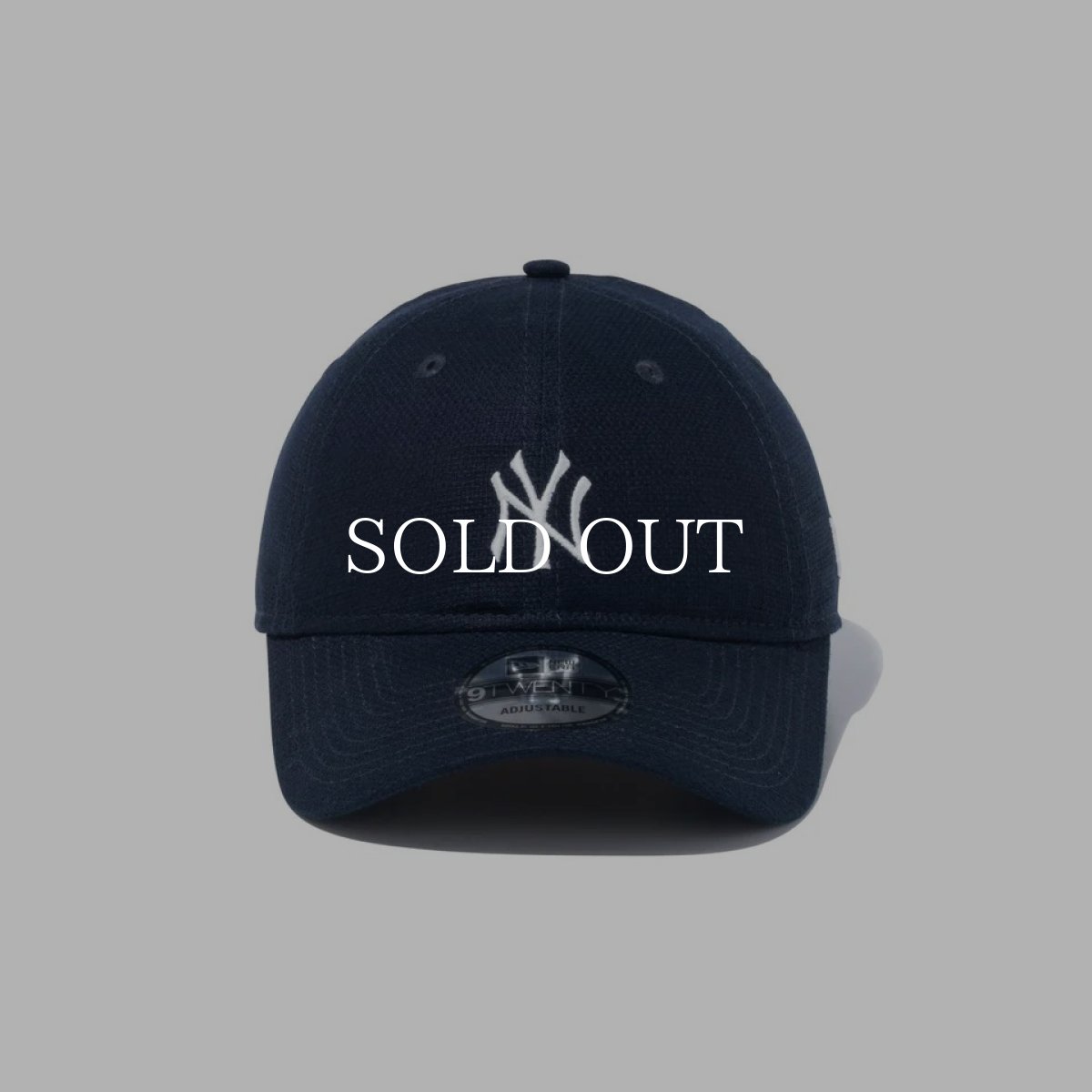 画像2: NEW ERA  9TWENTY Cotton Flax ニューヨーク・ヤンキース ダークネイビー (2)