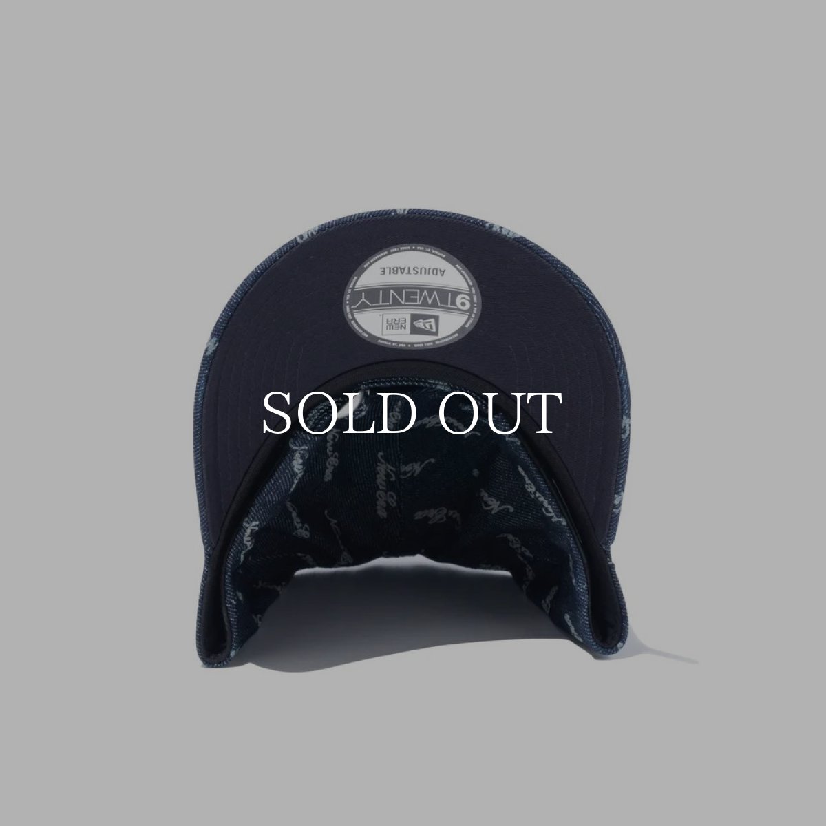 画像7: NEW ERA  9TWENTY Denim Monogram インディゴデニム (7)