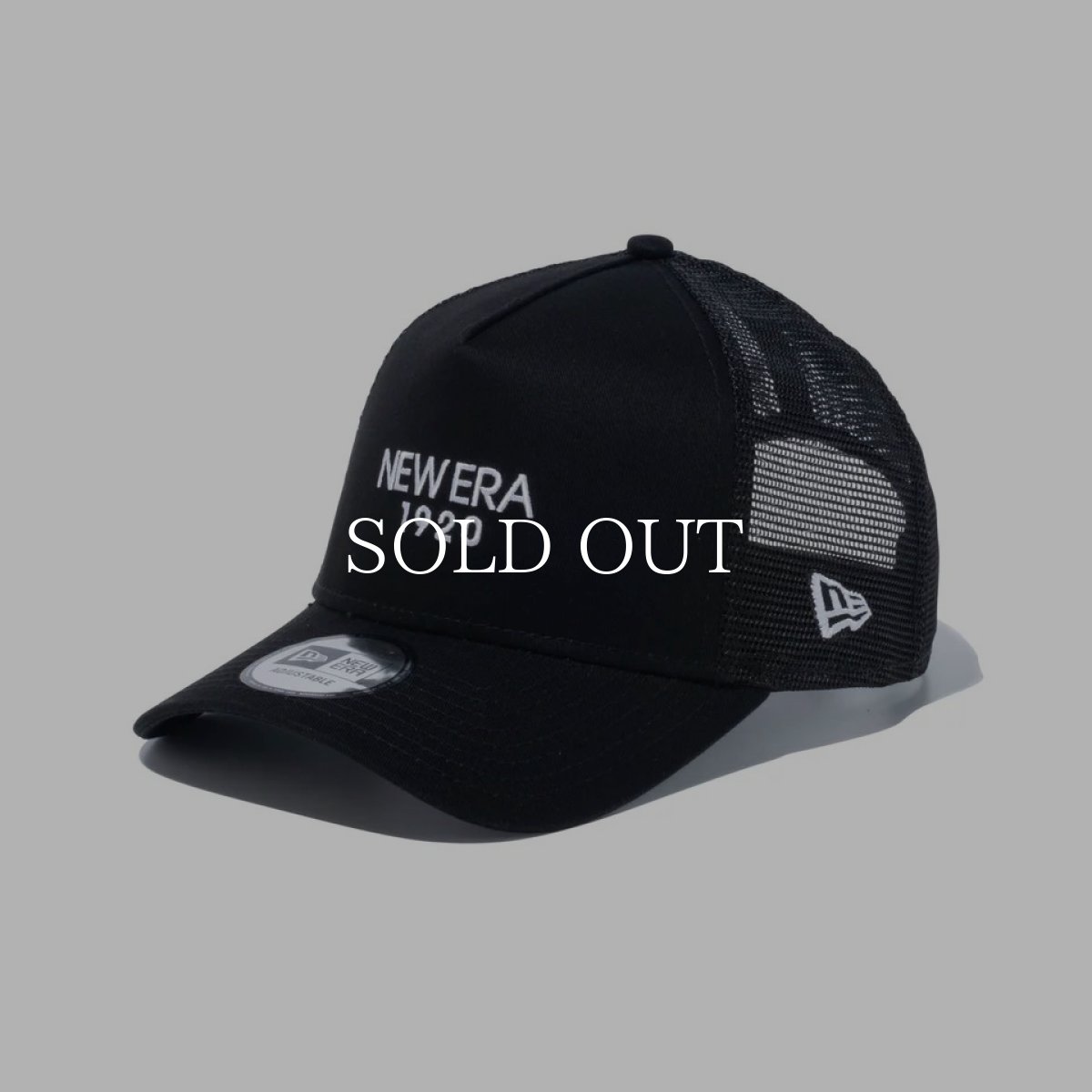 画像1: NEW ERA  9FORTY A-Frame トラッカー NEW ERA 1920 ブラック × ホワイト (1)