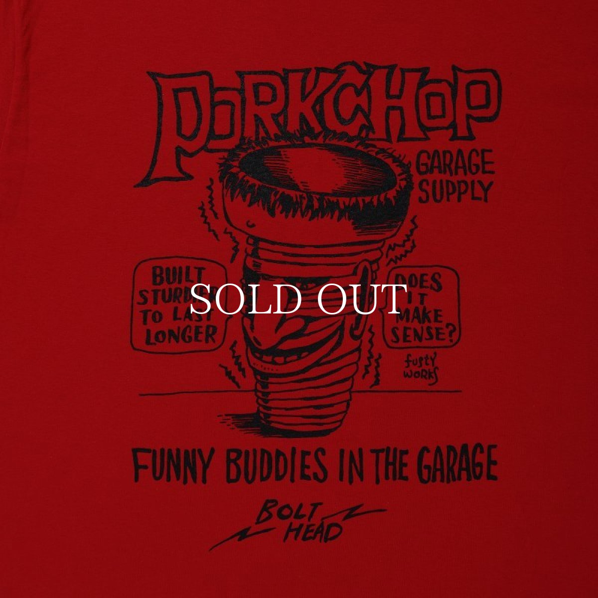 画像11: PORKCHOP GARAGE SUPPLY  BOLT HEAD TEE (11)