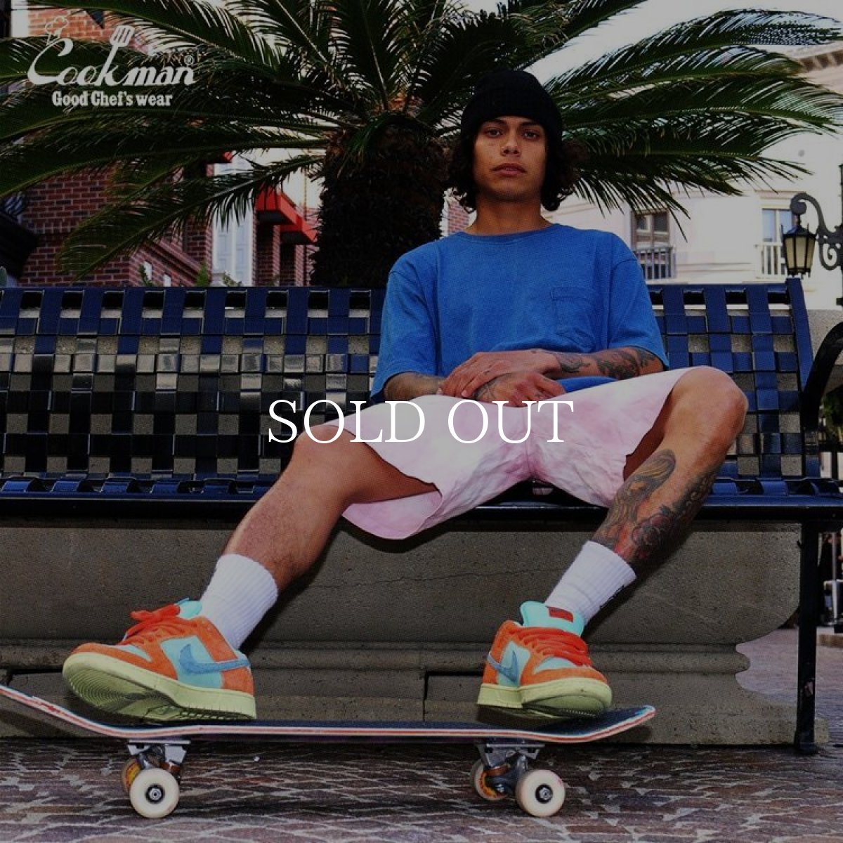 画像18: COOKMAN  Chef Pants Short Cabernet Stain (18)