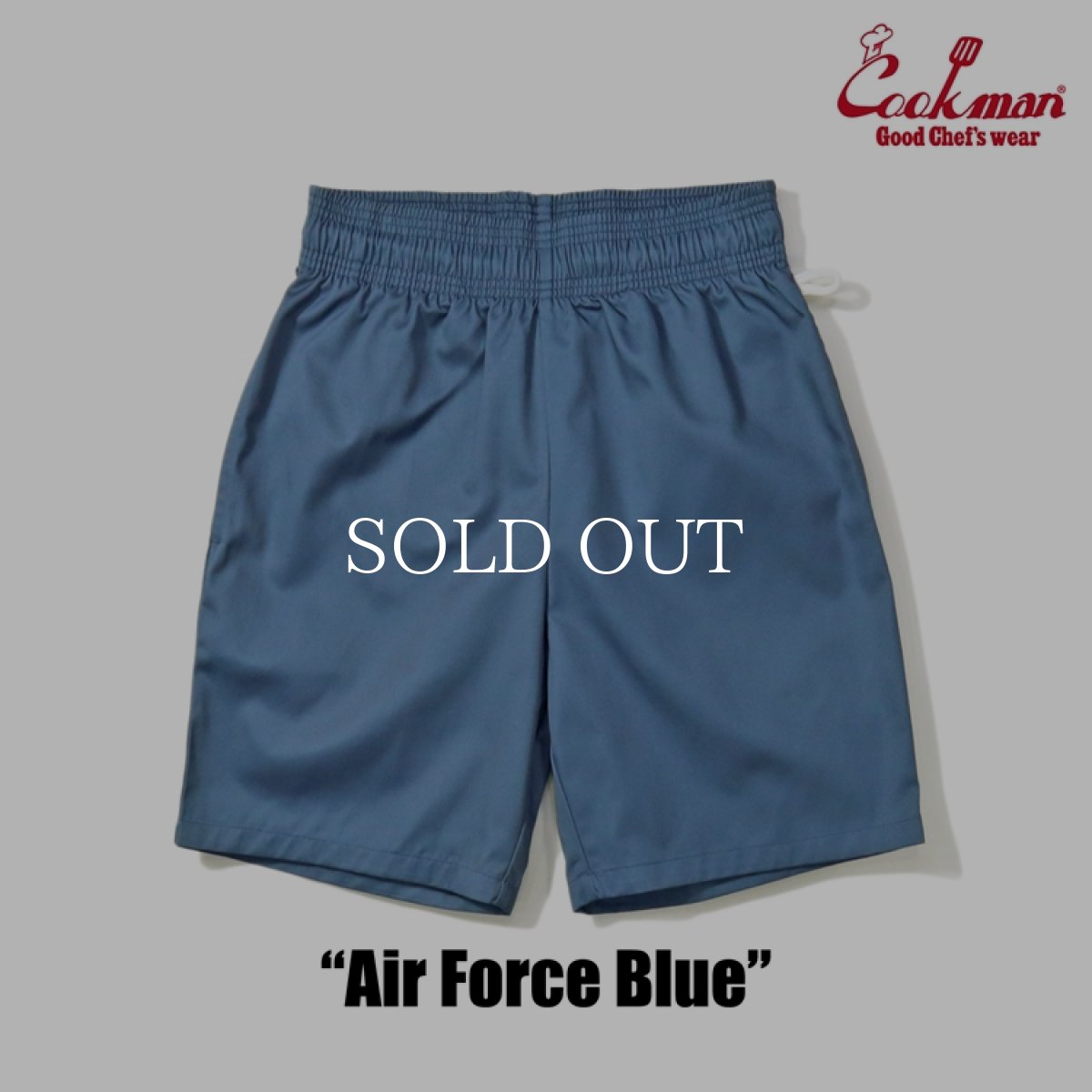 画像3: COOKMAN  Chef Pants Short Air Force Blue (3)