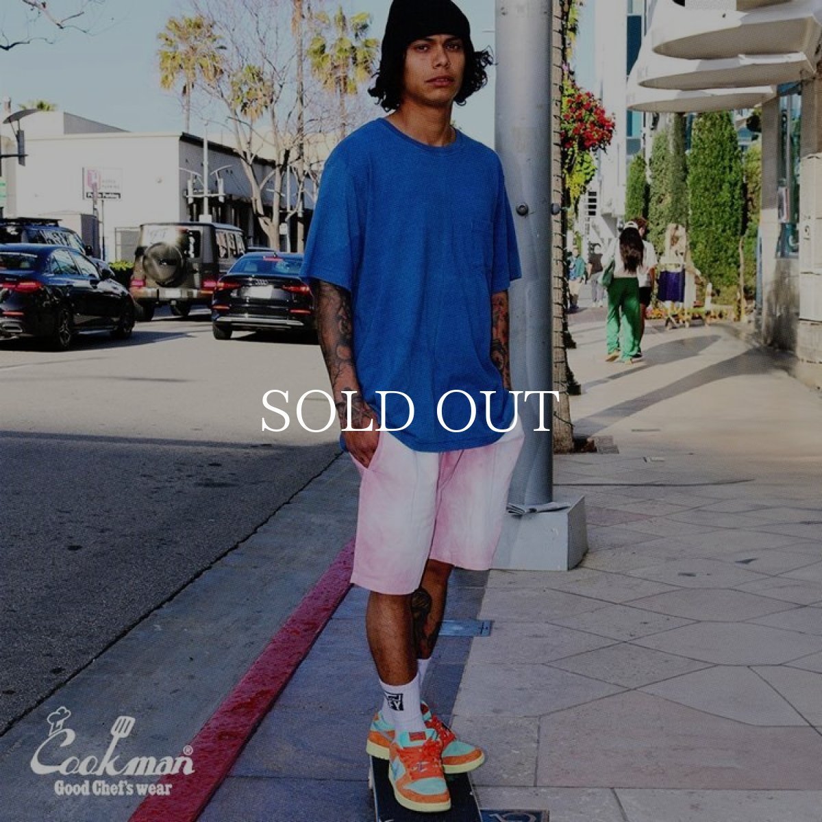 画像16: COOKMAN  Chef Pants Short Cabernet Stain (16)