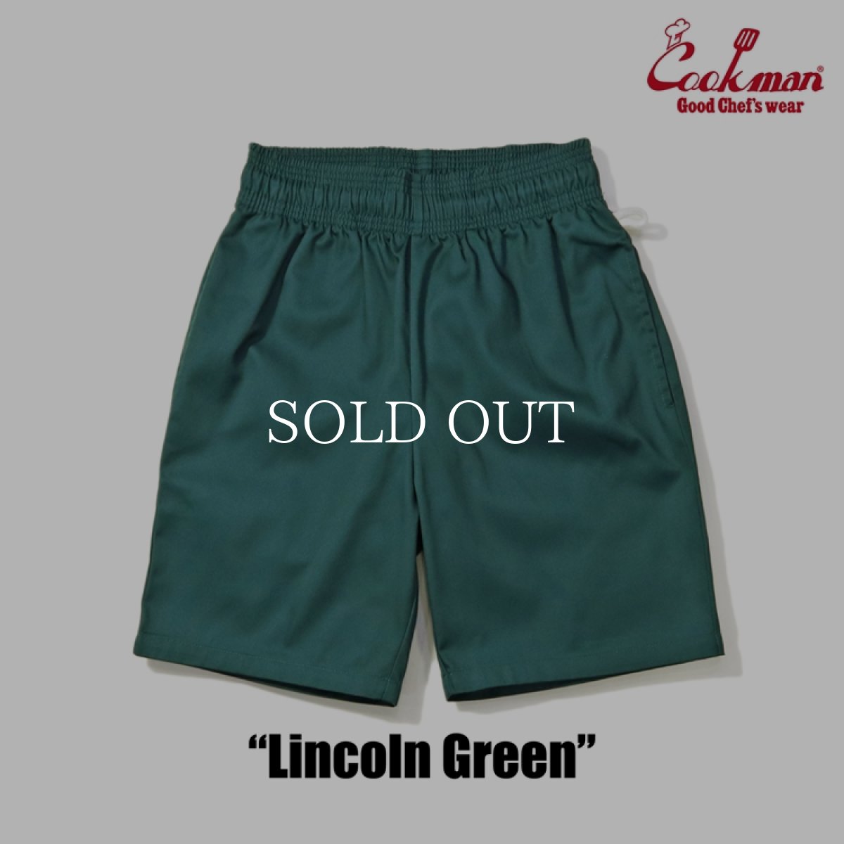 画像3: COOKMAN  Chef Pants Short Lincoln Green (3)