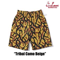 画像3: COOKMAN  Chef Pants Short Tribal Camo Beige (3)
