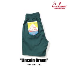 画像1: COOKMAN  Chef Pants Short Lincoln Green (1)
