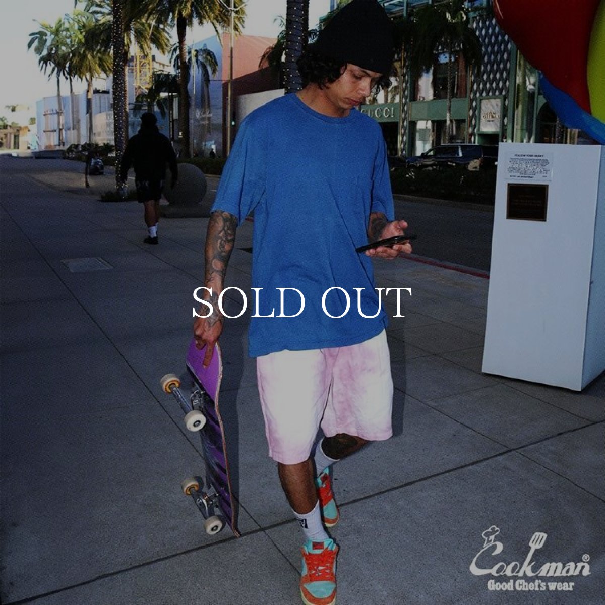 画像10: COOKMAN  Chef Pants Short Cabernet Stain (10)