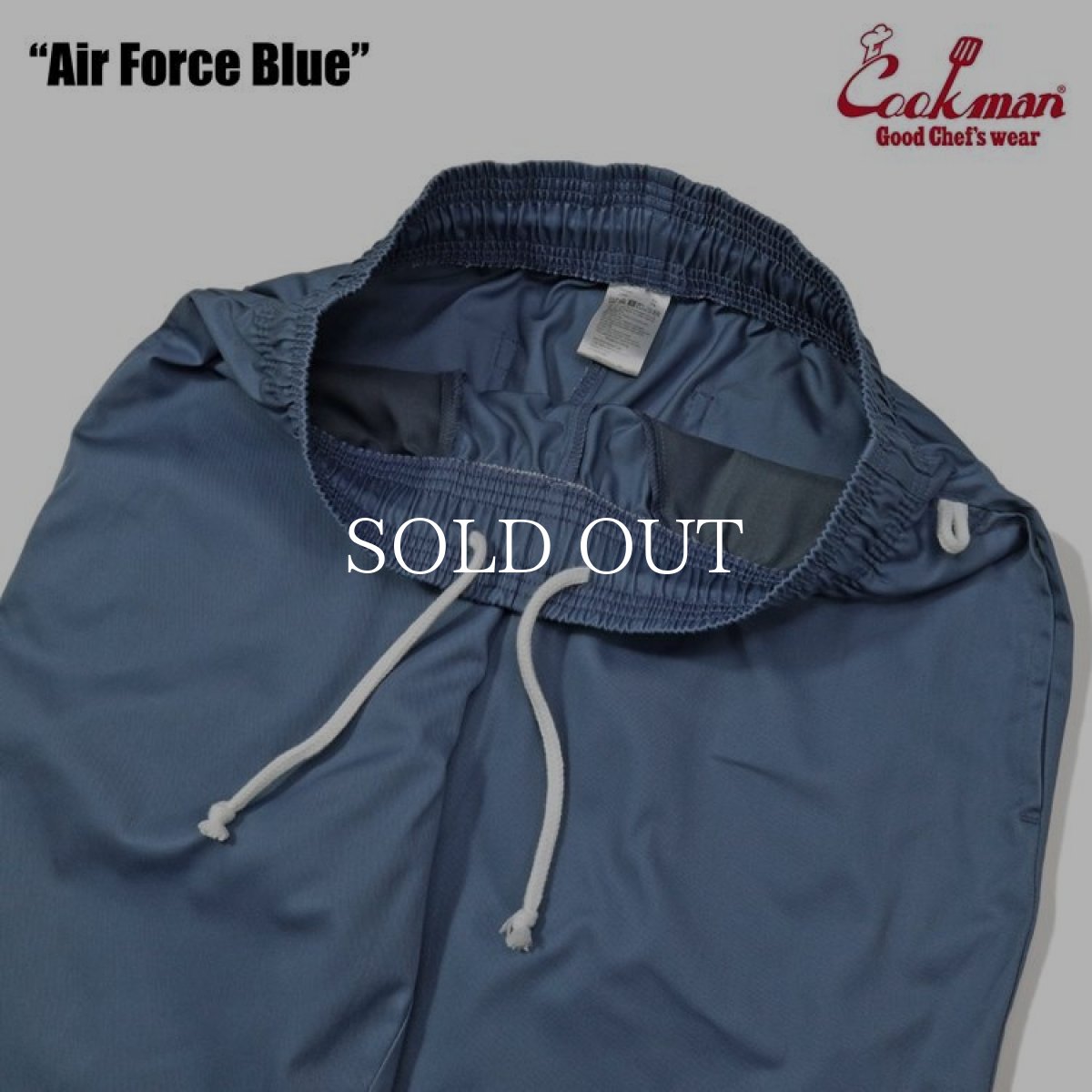 画像6: COOKMAN  Chef Pants Short Air Force Blue (6)