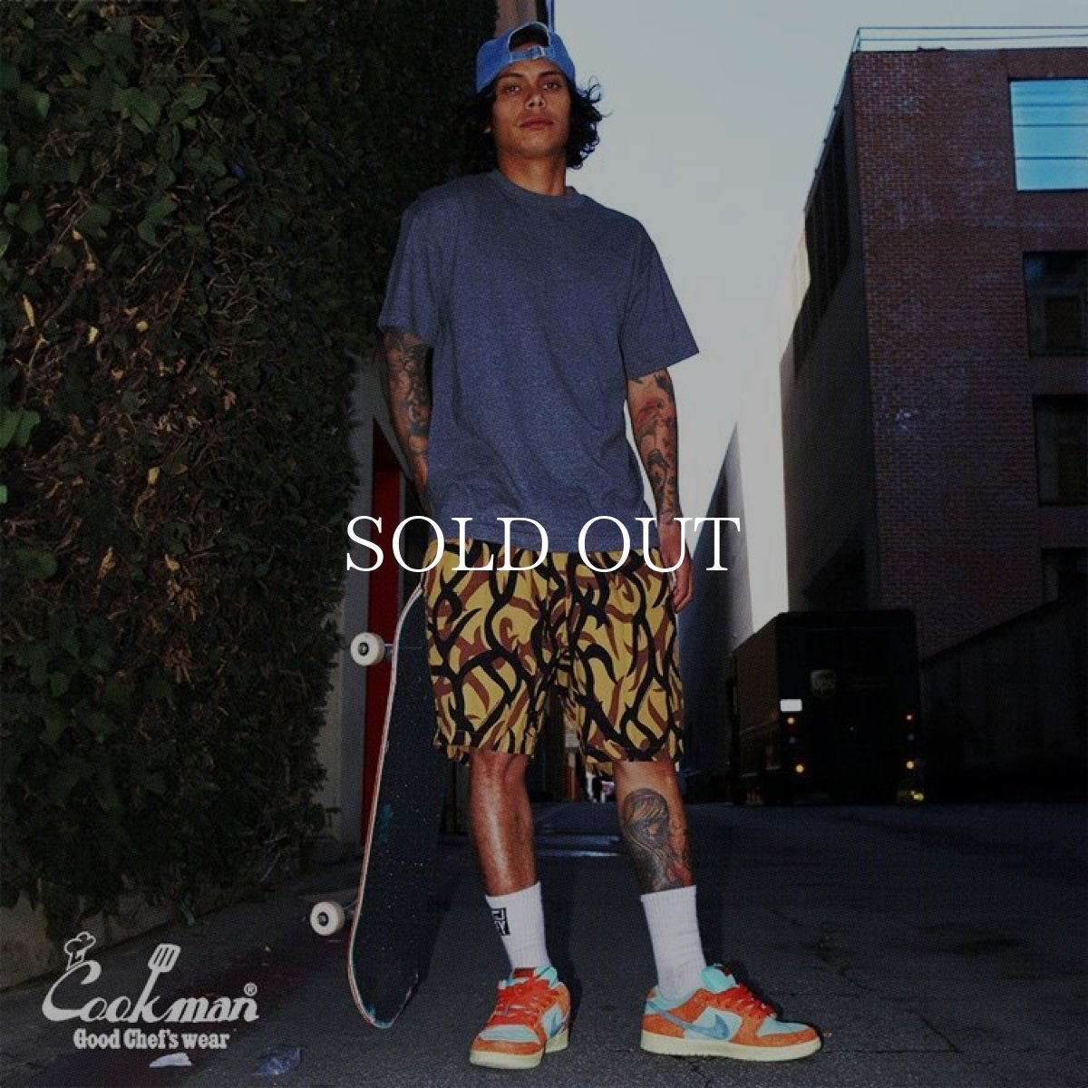 画像13: COOKMAN  Chef Pants Short Tribal Camo Beige (13)