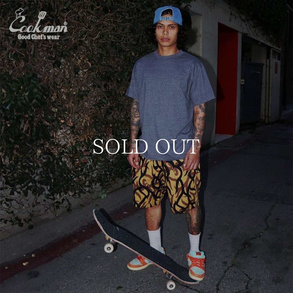 画像14: COOKMAN  Chef Pants Short Tribal Camo Beige (14)