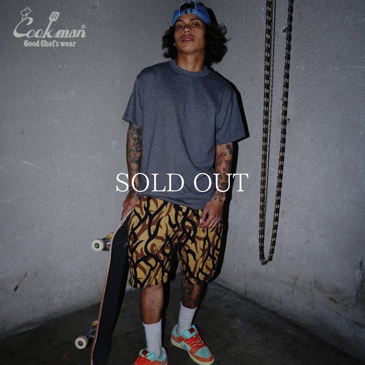 画像15: COOKMAN  Chef Pants Short Tribal Camo Beige (15)