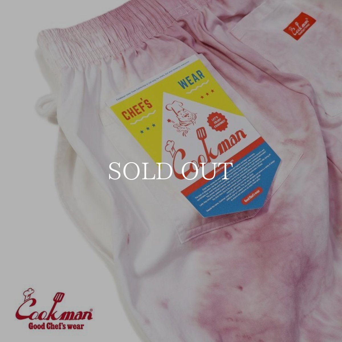画像7: COOKMAN  Chef Pants Short Cabernet Stain (7)