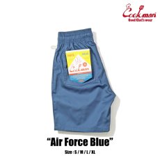 画像1: COOKMAN  Chef Pants Short Air Force Blue (1)