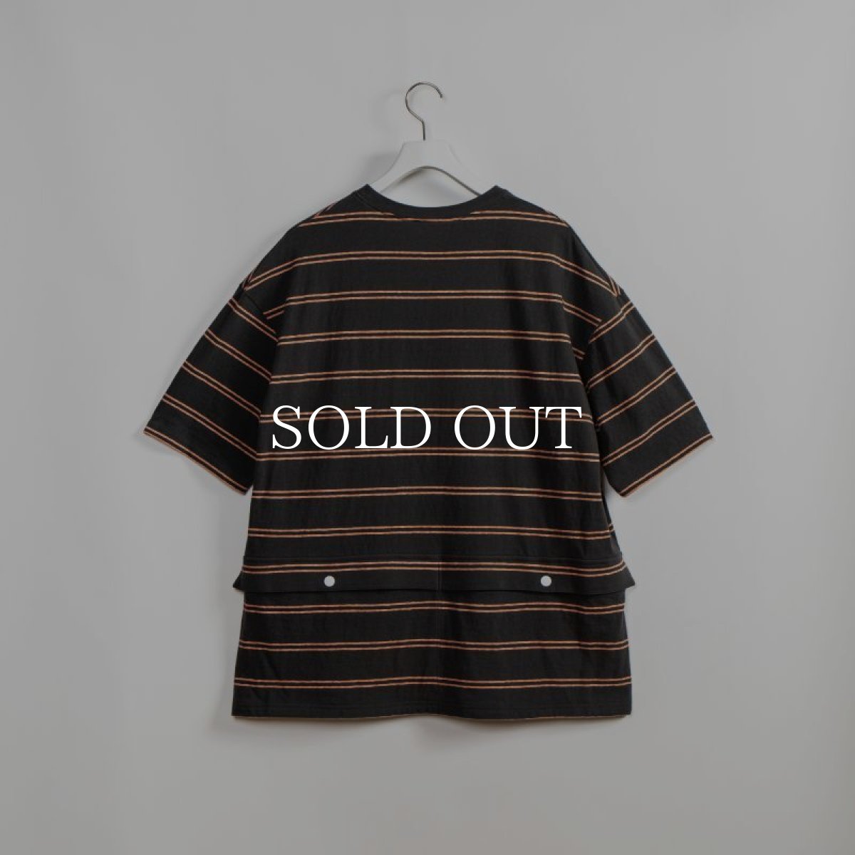 画像2: APPLEBUM  Ivy Border Back Pocket T-shirt (2)