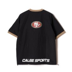 画像2: CALEE  × NFL 49ERS S/S NYLON GAME SH (2)