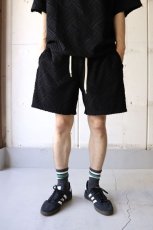 画像7: CALEE  PILE JACQUARD RELAX SHORTS (7)