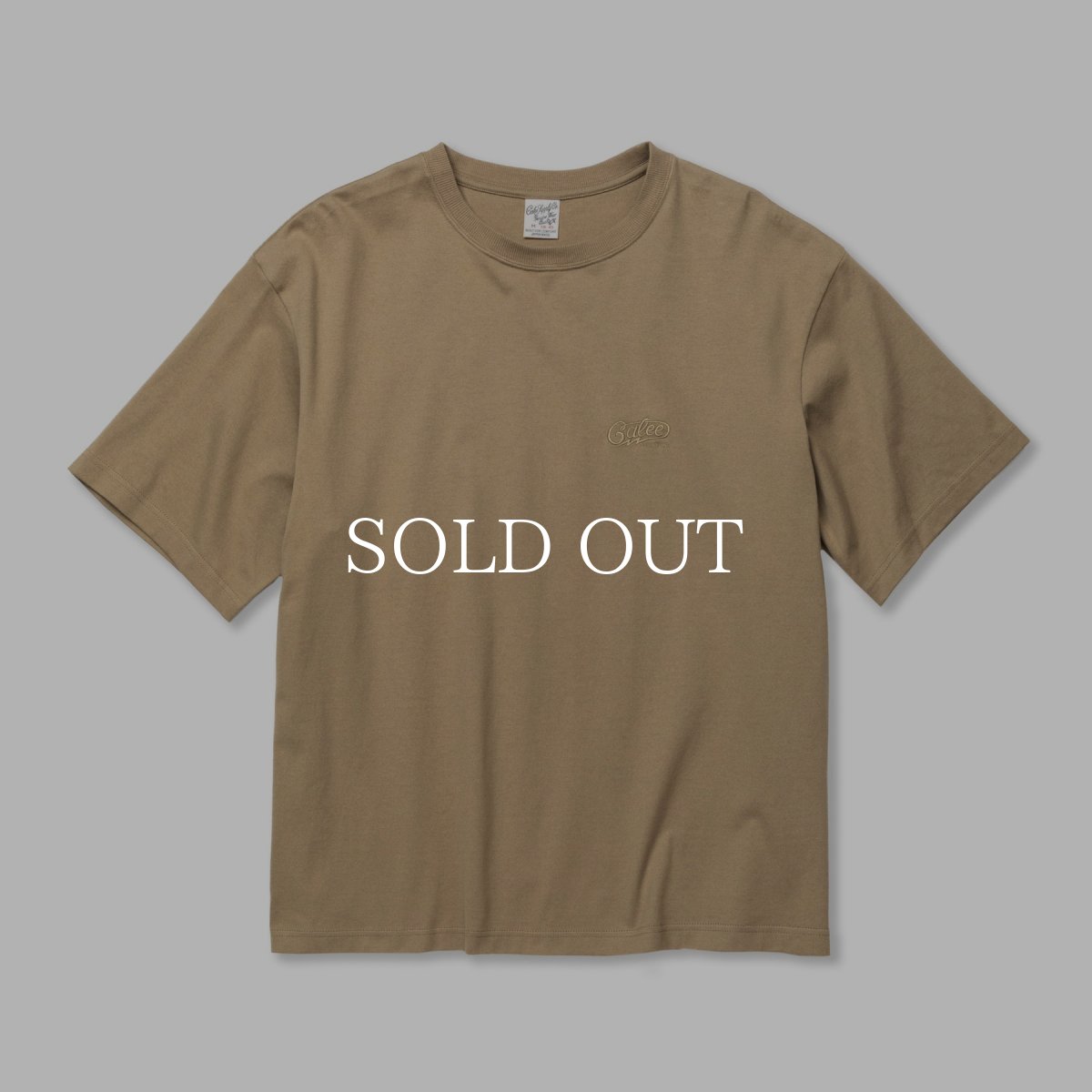 画像5: CALEE  EMBROIDERY DROP SHOULDER S/S TEE (5)